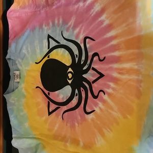 Deep Dark and Dangerous tie die tee